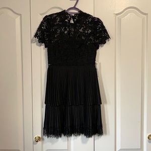 Zara Black dress, perfect for Christmas parties!